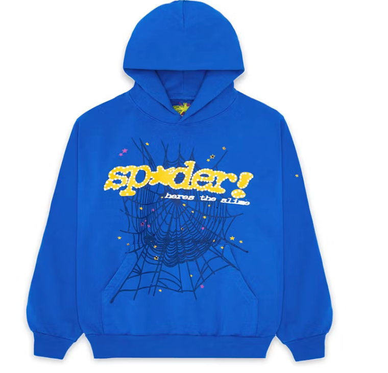 Sp5der Hoodie "Blue"